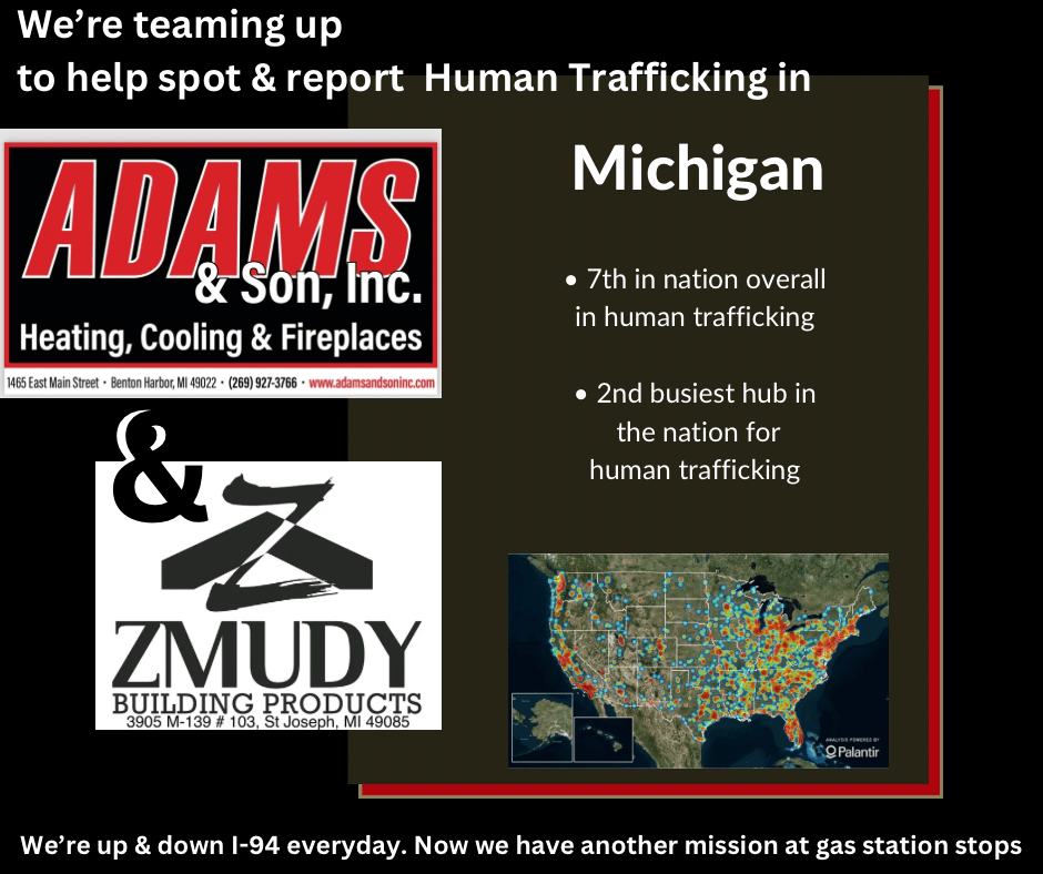 ADAMS & Son, Inc. HVAC Mechanical Human Trafficking Awareness Campaign.