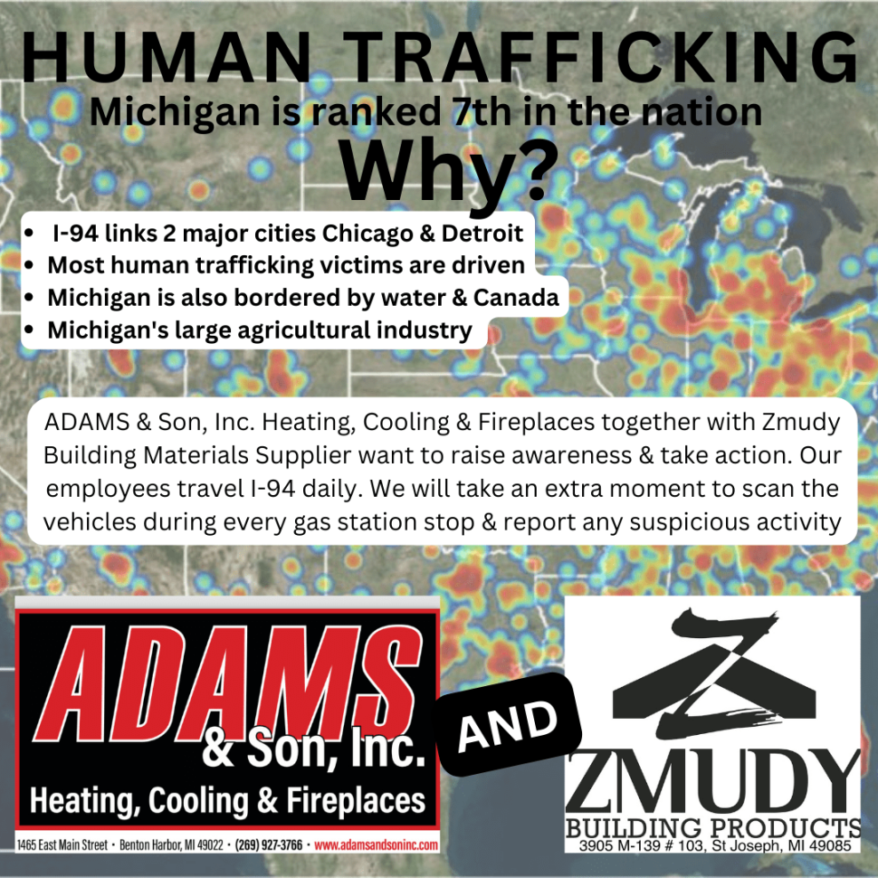 ADAMS & Son, Inc. HVAC Mechanical Human Trafficking Awareness Campaign.